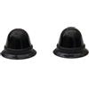 665 Super Silicone Nipple Suckers with Travel Case Black