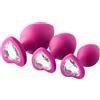Dream Toys Flirts Anal Training Kit Gem Stone Pink