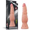 LoveToy Dual Layered Platinum Silicone Nature Cock 9.5" Flesh
