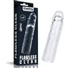LoveToy Flawless Clear Penis Sleeve Add 2" Clear