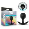Blush Anal Adventures Platinum Silicone Vibra Plug Black