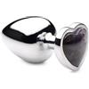 Booty Sparks Gemstones Amethyst Heart Anal Plug Large