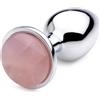 Booty Sparks Gemstones Rose Quartz Gem Anal Plug Small