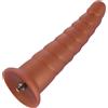 HiSmith HSA84 Tower Shape Anal Toy KlicLok 26cm Brown