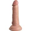 Pipedream King Cock Elite 6" Silicone Dual Density Cock Light