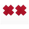Taboom Nipple X Covers Red