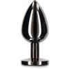 Taboom Butt Plug With Diamond Jewel Black L