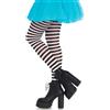 Leg Avenue Nylon Stripe Tights 7100 Black & White