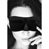 Ouch! Satin Curvy Eye Mask With Elastic Straps