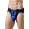 MOB Fetish Football Jockstrap Blue S