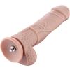 HiSmith HSA52 Multi-Texturing Thick Silicone Dildo KlicLok 11.3" Skin
