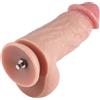 HiSmith HSA112 Thick Realistic Dildo KlicLok 8.67" Skin