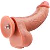 HiSmith HSA125 Dual-Density Silicone Curved Dildo with Veins KlicLok 9.1" Skin