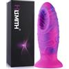 HiSmith HSD18 Huge Dragon Egg Dildo Suction Cup 9.96" Purple-Pink