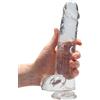 RealRock Realistic Dildo with Balls 9" 22 cm Transparent
