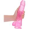 RealRock Realistic Dildo with Balls 10" 25,4 cm Pink