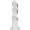 RealRock Bulbous Dildo with Suction Cup 17cm Transparent