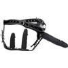 Strict Double Penetration Strap On Harness Black