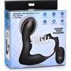 Swell Inflatable & Vibrating Prostate Plug + Cock & Ball Ring Remote Control Black