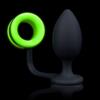 Ouch! Glow in the Dark Butt Plug with Cock Ring