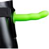 Ouch! Glow in the Dark Curved Hollow Strap-on 8" 20cm