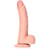 RealRock Curved Realistic Dildo Balls Suction Cup 8" 20,5cm Flesh