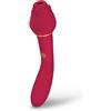 Secret Kisses Rosegasm Twosome Suction Vibe Red
