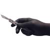 Zarys easyCARE Nitrile Gloves Powder-Free Black 100 pack XL
