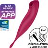 Satisfyer Twirling Pro Connect App Dark Red