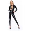 Noir Handmade F293 Powerwetlook Catsuit with Front Zipper L