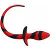Kiotos Anal Plug Dog Tail Black/Red