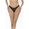 Noir Handmade P011 Leopard Flock Thong M