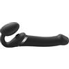 strap-on-me Multi Orgasm Strap-On Vibrator with Licking Stimulator Black L