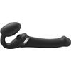 strap-on-me Multi Orgasm Strap-On Vibrator with Licking Stimulator Black M