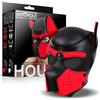 InToYou BDSM Line Hound Dog Hood with Removable Muzzle Red