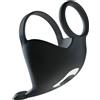 Rebel Cock Ring with RC Ball Massager Black