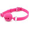 Kiotos Silicone Ball Gag with Holes Pink