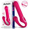 Action Strapless Strap-On Thrusting & Waving Pulse Triple Action Dildo Pink