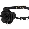 Kiotos Silicone Rose Gag Black