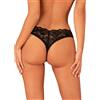 Obsessive Donna Dream Crotchless Thong Black XS/S