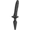 strap-on-me Realistic Switch Plug-in 2in1 Dildo & Butt Plug Black S