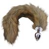 Taboom Foxtail Buttplug Silver