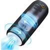 Paloqueth Automatic Realistic Masturbator with 4D Textured Sleeve 6 Rotating Massage Functions
