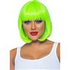 Leg Avenue Short Bob Wig 30cm Neon Green