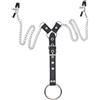 OhMama Fetish Nipple Clamps Cock Ring Set