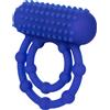 California Exotics 10 Bead Maximus Ring Blue
