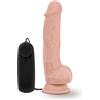 Blush Dr. Skin Dr. Tim 7.5 Inch Vibrating Cock with Suction Cup Vanilla