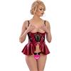 Abierta Fina Shelf Bra and String 2214172 Red 85C/XL