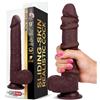 InToYou LikeTrue Slidy Sliding-Skin Realistic Dual Layer Dildo 9" Brown