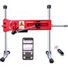HiSmith HS13-APP Premium Sex Machine with Remote and App Red